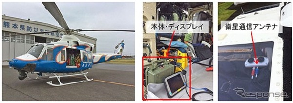 「完全持込型機上システム」の設置状況