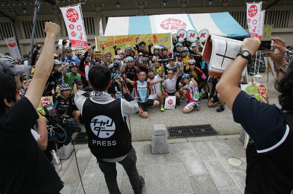 NHK BS1の自転車番組「チャリダー」の収録もあった