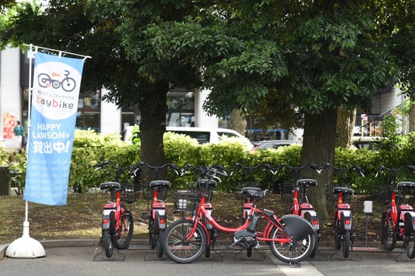 ある地域では電動自転車のレンタルがありました