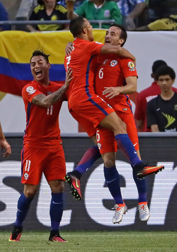 コパ・アメリカ決勝、チリがコロンビアに勝利（2016年6月22日）