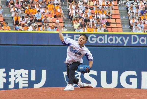 横浜スタジアム バーチャル始球式（Galaxy Day)