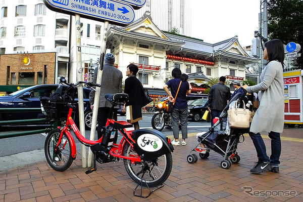 東京・丸の内で「ちよくる」に乗る