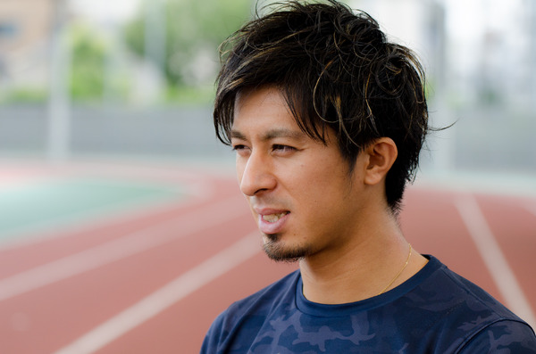 リオデジャネイロ五輪陸上短距離200mで日本代表に内定された藤光謙司（2016年7月12日）