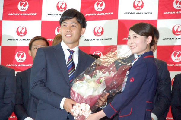 羽田空港でサッカーU-23日本代表の壮行会が開催（2016年7月21日）