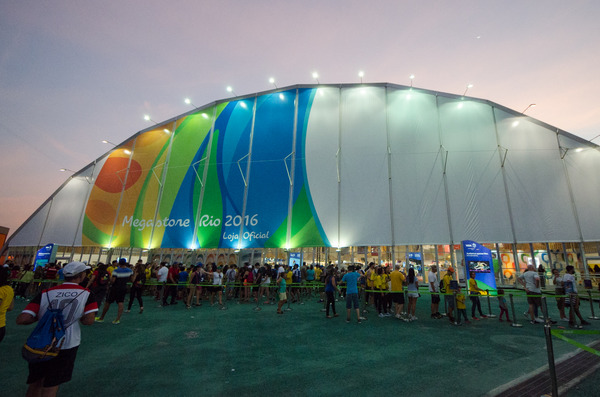 リオデジャネイロ五輪公式グッズショップの「Megastore Rio 2016」