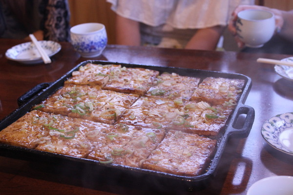 豆腐のステーキ。これもうまかった！