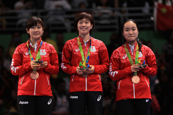 卓球女子団体で日本代表が銅メダルを獲得（2016年8月16日）