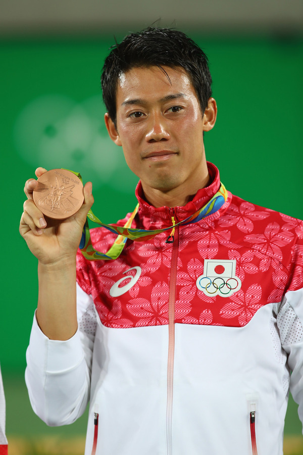 テニス男子シングルスで錦織圭が銅メダルを獲得（2016年8月14日）