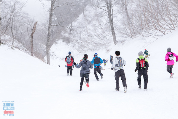 雪上ダウンヒルランニングレース、新潟県で2017年3月開催