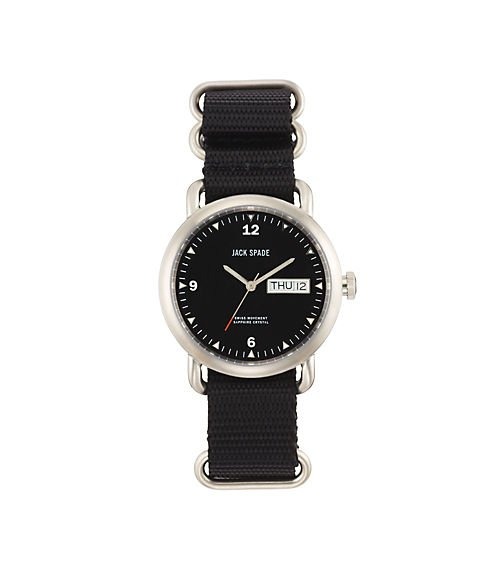 Jack Spade　Black Conway 38mmウォッチ