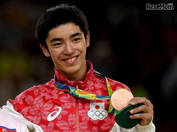 白井健三選手　（Photo by Laurence Griffiths/Getty Images）