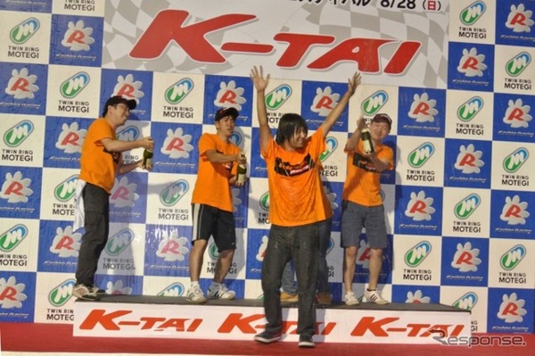 「2016もてぎKART耐久フェスティバル“K-TAI”」最多周回数賞「#38　Team KRS-DAI & MKS」