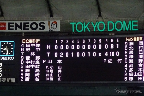 都市対抗野球決勝