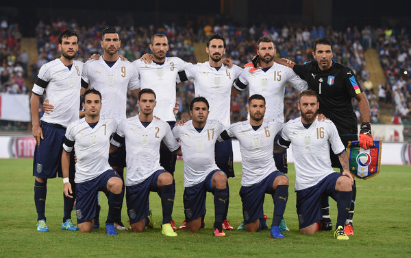 サッカーイタリア代表 参考画像（2016年9月1日）
