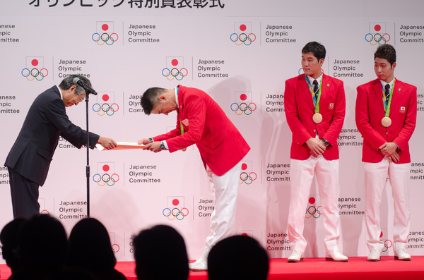 第31回オリンピック競技大会オリンピック特別賞表彰式（2016年10月7日）