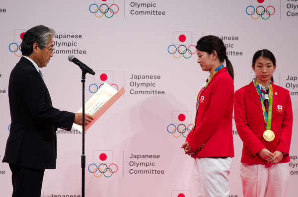 第31回オリンピック競技大会オリンピック特別賞表彰式（2016年10月7日）