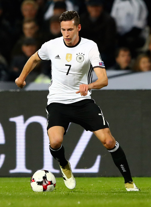 サッカードイツ代表のユリアン・ドラクスラー 参考画像（2016年10月11日）