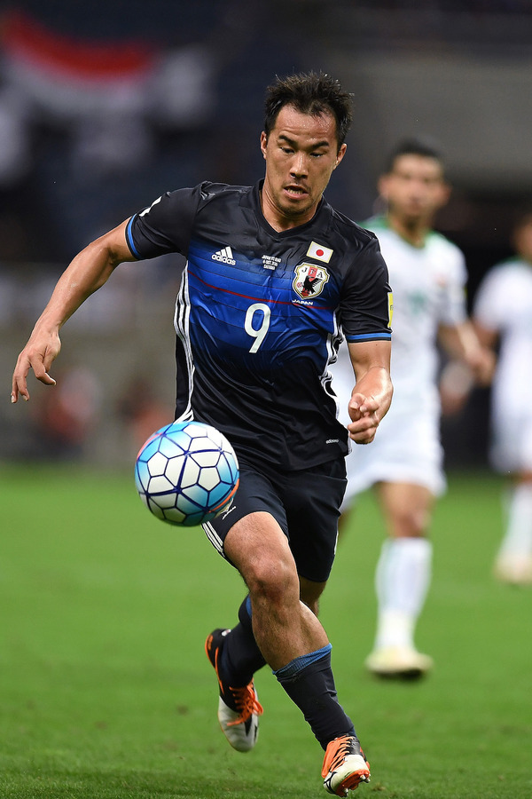 サッカー日本代表の岡崎慎司 参考画像（2016年10月6日）