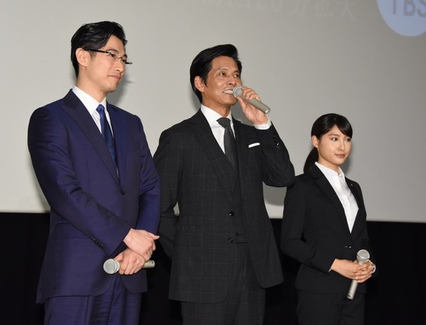 ディーン・フジオカ、織田裕二、土屋太鳳／「IQ246　華麗なる事件簿」特別試写会