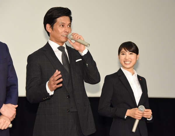 織田裕二、土屋太鳳／「IQ246　華麗なる事件簿」特別試写会