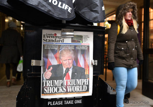 米大統領選、トランプ氏勝利　(c) Getty Images