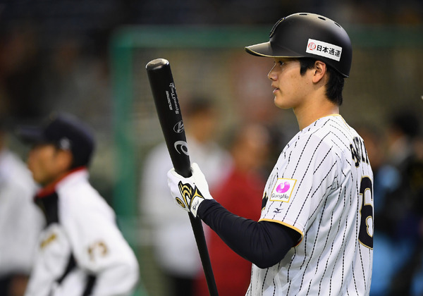 侍ジャパンの大谷翔平 参考画像（2016年11月10日）