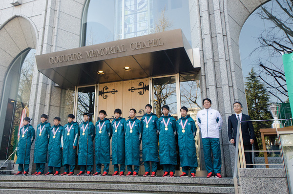 青山学院大学が箱根駅伝報告会を開催（2017年1月7日）