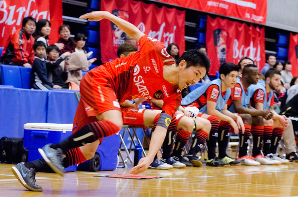 Fリーグ第27節、星翔太（バルドラール浦安）がヴォスクオーレ仙台で復帰。決勝ゴールを決めた（2017年1月7日