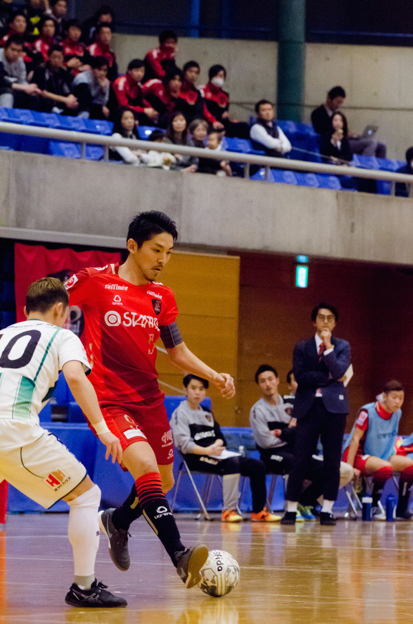 Fリーグ第27節、星翔太（バルドラール浦安）がヴォスクオーレ仙台で復帰。決勝ゴールを決めた（2017年1月7日