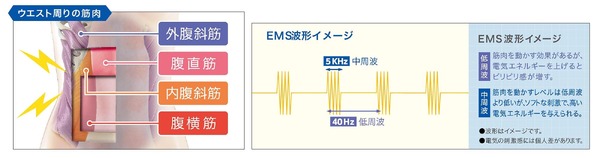 パナソニック、効率的にトレーニングできる「EMSトレーナー〈ウエスト〉」発売