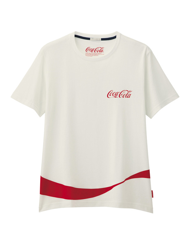 コカ・コーラ×ジーユー、懐かしいロゴをデザインしたアイテムを発売
