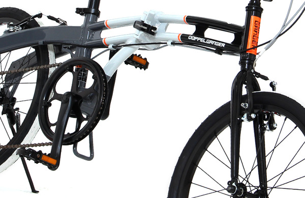 モノトーンカラーの20インチ折りたたみ自転車「202」発売…ドッペルギャンガー