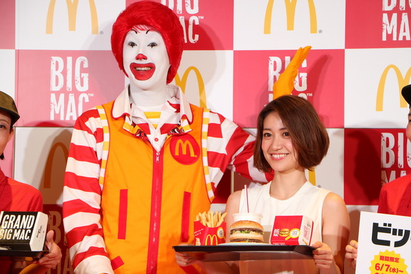 マクドナルド「ビックマック祭り」キャンペーン発表会（2017年5月31日）