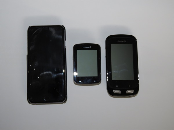 左からiPhone6s、Edge820J、Edge1000J