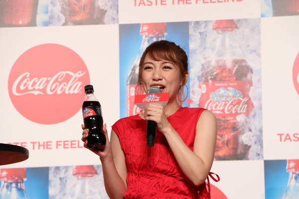 高橋みなみがコカ・コーラのサマーキャンペーン発表会に登壇（2017年6月19日）