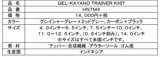 アシックスタイガー、ニット素材を使った「GEL-KAYANO TRAINER KNIT」発売