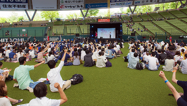 1万人同時参加のリアル脱出ゲーム大パーティ（メットライフドーム、2017年6月24日）