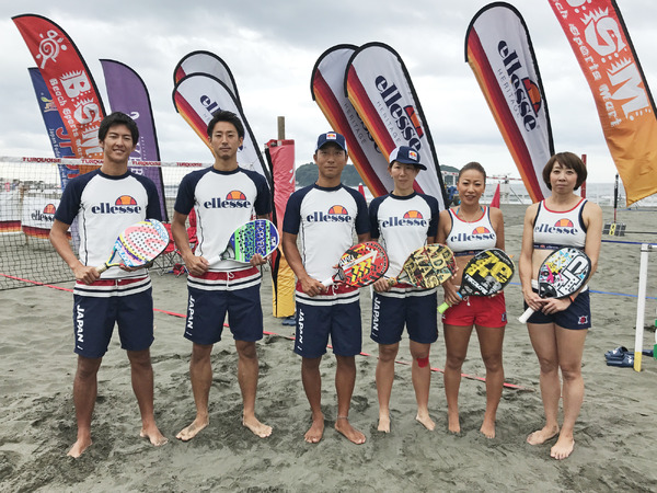 エレッセ、国別対抗戦出場のビーチテニス日本代表にオフィシャルウエア提供