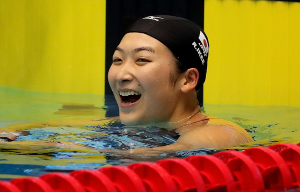 第6回世界ジュニア水泳選手権女子50mバタフライで池江璃花子が優勝（2017年8月26日）