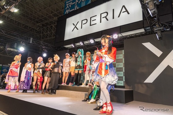 東京ゲームショウ2017はコスプレ!!　Xperiaブース、人気ゲームのキャラクターが勢ぞろい