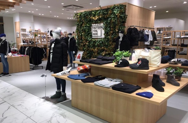 メガスポーツ、アウトドアを取り入れた新ショップブランド「OUTSIDE THE BOX」オープン