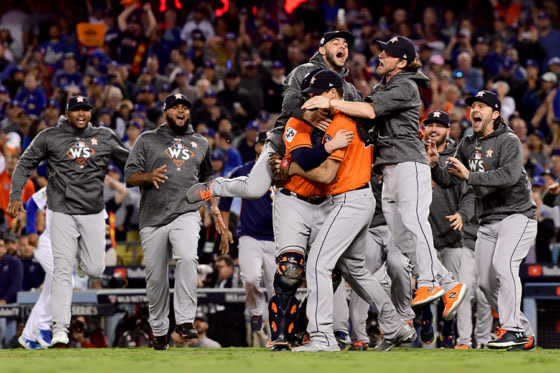 ワールドシリーズ制覇を果たしたアストロズ【写真：Getty Images】