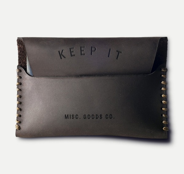 Keep It/Lose It レザーウォレット by Misc. Goods Co.