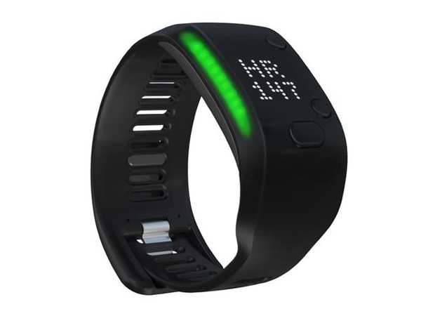 リストバンド型のフィットネス端末「miCoach FIT SMART」