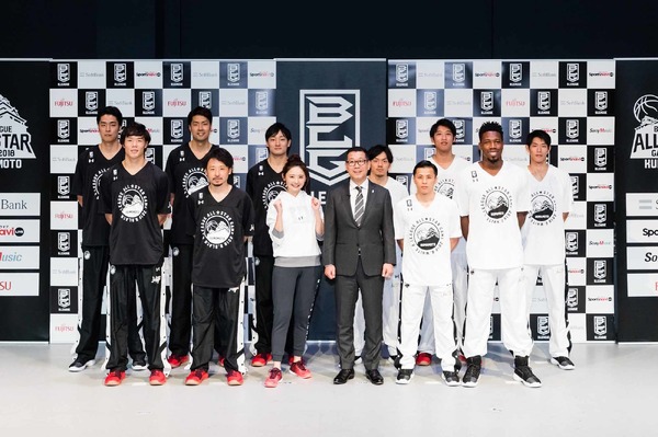 Bリーグオールスター出場選手、おのののかと共に復興支援活動を実施