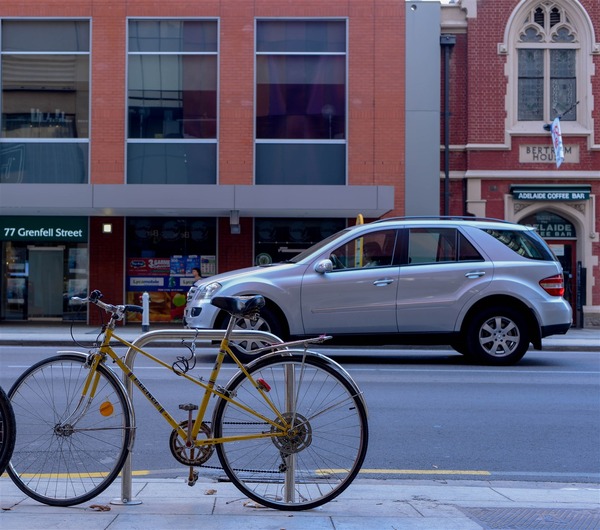 自転車のある風景