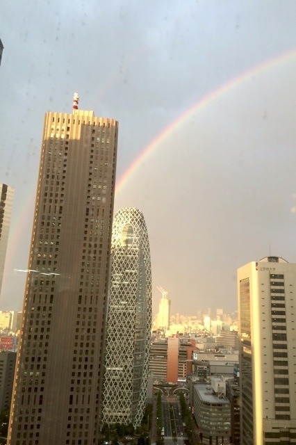 東京西新宿から東を臨む