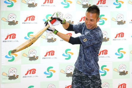 野球からクリケットに挑戦する木村昇吾、栃木県佐野市のクリケットプロジェクトにエール