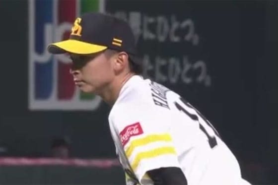 中日とのオープン戦に先発したソフトバンク・東浜巨【写真：(C)PLM】