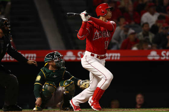 3試合連続本塁打を放ったエンゼルス・大谷翔平【写真：Getty Images】